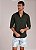 CAMISA COMFORT FIO TINTO VERDE ESCURO INDIVIDUAL - Imagem 4