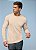 TRICOT ESSENTIALS GOLA CARECA BEGE CLARO DUDALINA - Imagem 10