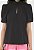 BLUSA LASTEX GOLA MANGA CURTA LANÇA PERFUME PRETO - Imagem 4