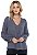 BLUSA COM DECOTE V LANÇA PERFUME - Imagem 3