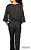 CALCA PIJAMA ESTAMPADA PRETO/OFF-WHITE - DIMY - Imagem 5