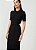 VESTIDO CANELADO  PRETO COLCCI - Imagem 2