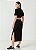 VESTIDO CANELADO  PRETO COLCCI - Imagem 7
