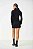 VESTIDO CANELADO  PRETO COLCCI - Imagem 3