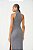 VESTIDO CANELADO  PRETO MESCLADO COLCCI - Imagem 9