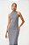 VESTIDO CANELADO  PRETO MESCLADO COLCCI - Imagem 10