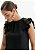 BLUSA SEM MANGA COM BABADO PRETO LANÇA PERFUME - Imagem 5