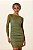 VESTIDO TULE FRANZIDO LATERAIS VERDE MY PLACE - Imagem 1