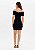 VESTIDO CURTO COM TORCAO PRETO LANÇA PERFUME - Imagem 2