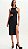 VESTIDO MIDI COM CUT OFF LANÇA PERFUME PRETO - Imagem 1