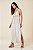 VESTIDO LONGO RISCA DE GIZ NATURAL MY PLACE - Imagem 1