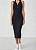 VESTIDO CANELADO  PRETO - Imagem 2