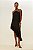VESTIDO ASSIMETRICO DE BABADOS PRETO DIMY - Imagem 5