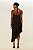 VESTIDO ASSIMETRICO DE BABADOS PRETO DIMY - Imagem 6