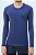 CAMISETA ML SPORT SUPER SLIM AZUL OGOCHI - Imagem 1