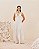 VESTIDO LONGO 2 ALCAS E BABADOS-OFF WHITE- CACAY - Imagem 1