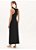 VESTIDO CANELADO SUPER MIDI PRETO LANÇA PERFUME - Imagem 2
