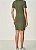 VESTIDO CANELADO  VERDE BASIL COLCCI - Imagem 1