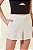 SHORT LINHO RISCA DE GIZ NATURAL MY PLACE - Imagem 2