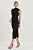 VESTIDO SUPER MIDI COM BOTOES LATERAIS PRETO - DIMY - Imagem 2