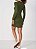 VESTIDO CANELADO  VERDE LIVAS - COLCCI - Imagem 1