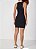 VESTIDO CANELADO PRETO - COLCCI SPORT - Imagem 1
