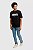 CAMISETA REGULAR CREW BAW X CARTOON PRETO - Imagem 1