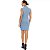 VESTIDO CANELADO CURTO GOLA LP - Imagem 1