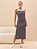 VESTIDO MONOGRAMA DIMY -MIDNIGHT/OFF-WHITE DIMY - Imagem 2