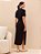 VESTIDO-DRESS COM FENDA DIMY PRETO - Imagem 2