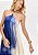 VESTIDO LONGO FRENTE UNICA ESTAMPADO AZUL LANÇA PERFUME - Imagem 2