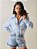 CAMISA DE VISCOSE AZUL AURA DIMY - Imagem 1