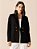 BLAZER OVERSIZED ALONGADO COM BOTOES BRASAO PRETO DIMY - Imagem 1