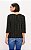BLUSA MANGA COM RECORTE PRETO/OFF-WHITE DIMY - Imagem 1