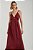 VESTIDO LONGO BARRA BABADOS VINHO PA 1030201 MY PLACE - Imagem 3
