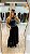 VESTIDO LONGO MIX PRETO PA 1046301 MY PLACE - Imagem 2