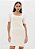 VESTIDO CANELADO CURTO LANÇA PERFUME OFF WHITE - Imagem 3
