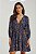 VESTIDO CURTO C/ LUREX ESTAMP EST CASHMERE BLUE MY  PLACE - Imagem 3