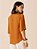 BLUSA FEMININA DECOTE V MARROM TERRA -DIMY - Imagem 2