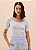 BLUSA CANELADA - AZUL CYBER DIMY - Imagem 1