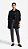 CAMISA OVERSIZED MAXI DE SARJA PRETO DIMY P - Imagem 1
