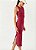 VESTIDO CANELADO VERMELHO - Imagem 1
