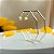 Brinco de Argola Hexagonal Grande - Banhado em Ouro 18k - Imagem 9