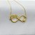 Colar Amor Infinito Pet (45 cm) - Banhado em Ouro 18k - Imagem 1