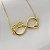 Colar Amor Infinito Pet (45 cm) - Banhado em Ouro 18k - Imagem 4