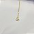 Colar Choker Malha Grumet com Corações - Banhado em Ouro 18k - Imagem 4