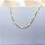 Colar Choker Malha Grumet com Corações - Banhado em Ouro 18k - Imagem 2