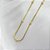 Corrente Veneziana com Bolinhas - 60cm - Banhado em Ouro 18k - Imagem 1