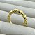 Anel Ajustável Design Croissant - Banhado em Ouro 18k - Imagem 1