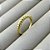 Anel Ajustável Design Croissant - Banhado em Ouro 18k - Imagem 4
